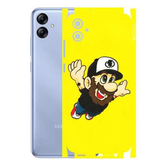 Samsung A/S Series Phone Skins (All Models) - Flying Beardo - 3D Embossed Finish (L-60) Samsung Galaxy A04E