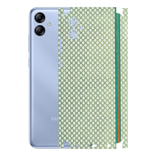 Samsung A/S Series Phone Skins (All Models) - Gucci Fabric Pattern - 3D Embossed Finish (L-73) Samsung Galaxy A04E