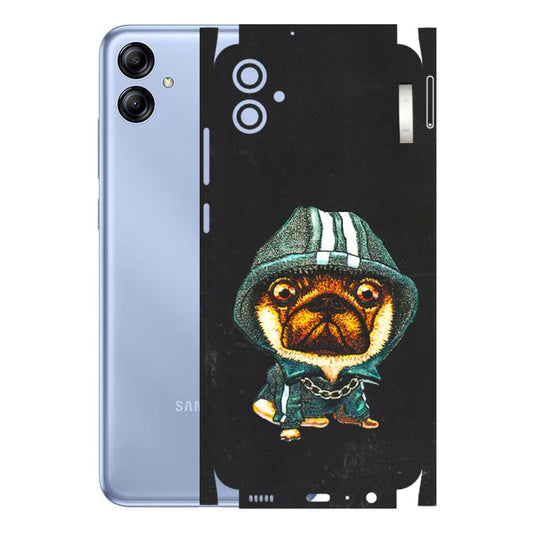 Samsung A/S Series Phone Skins (All Models) - Puppy N Hoodie - 3D Embossed Finish (L-90) Samsung Galaxy A04E