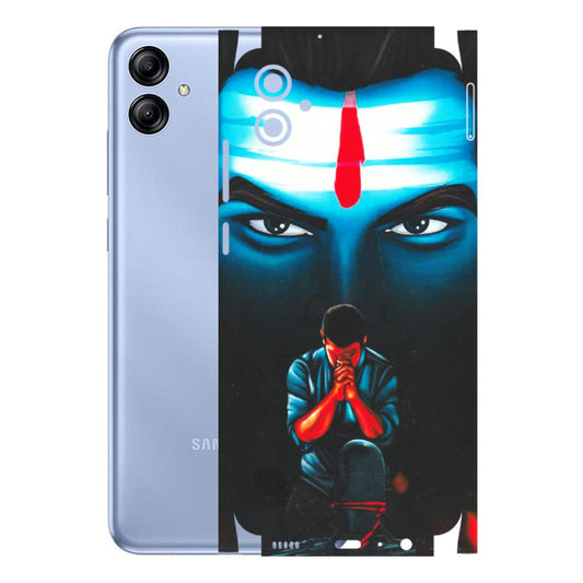 Samsung A/S Series Phone Skins (All Models) - Mahakal Bhakt - Matte Finish (M-112) Samsung Galaxy A04E