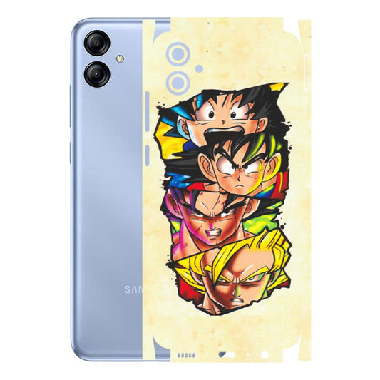 Samsung A/S Series Phone Skins (All Models) - Angry Multi Anime - Matte Finish (M-113) Samsung Galaxy A04E