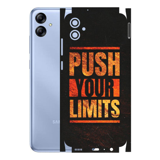 Samsung A/S Series Phone Skins (All Models) - Push Your Limits - Matte Finish (M-118) Samsung Galaxy A04E