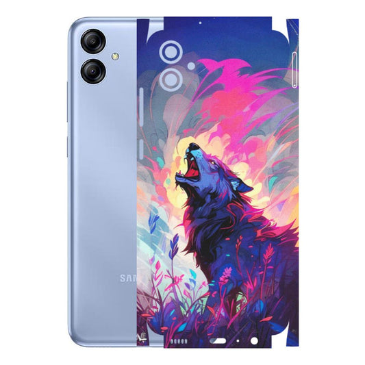 Samsung A/S Series Phone Skins (All Models) - New Wild Wolf Abstract - Matte Finish (M-125) Samsung Galaxy A04E