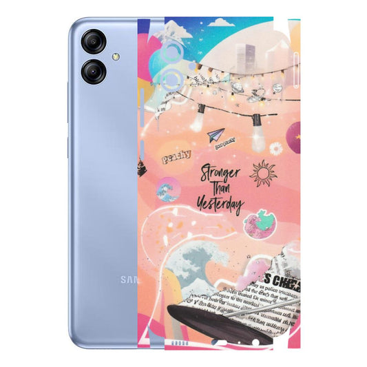 Samsung A/S Series Phone Skins (All Models) - Stronger Then Yesterday - Matte Finish (M-128) Samsung Galaxy A04E