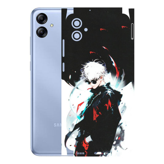 Samsung A/S Series Phone Skins (All Models) - Gojo Powerful Charater Kaisen Anime - Matte Finish (M-144) Samsung Galaxy A04E