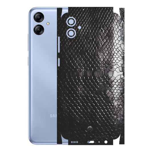 Samsung A/S Series Phone Skins (All Models) - Black Snack Leather - Matte Finish (M-147) Samsung Galaxy A04E