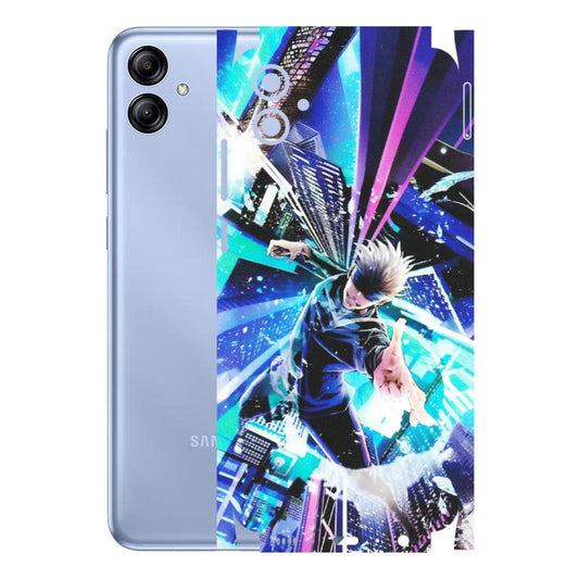 Samsung A/S Series Phone Skins (All Models) - Manga Action Jujustu Kaisen Anime - Matte Finish (M-155) Samsung Galaxy A04E