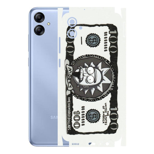 Samsung A/S Series Phone Skins (All Models) - Rick And Morty Hundred Dollar Anime - Matte Finish (M-161) Samsung Galaxy A04E