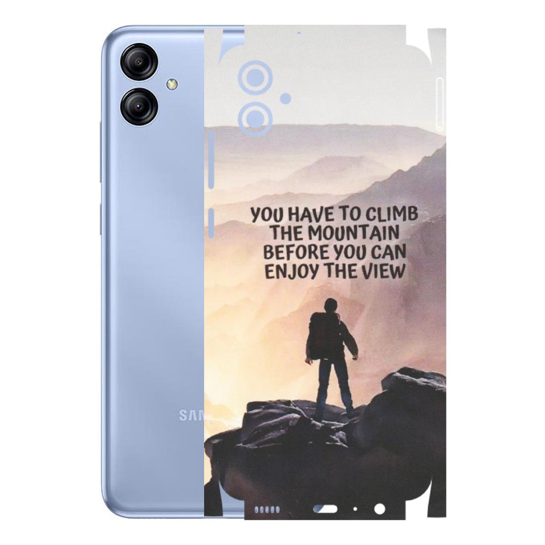 Samsung A/S Series Phone Skins (All Models) - Motivational Hiking Mountain - Matte Finish (M-28) Samsung Galaxy A04E