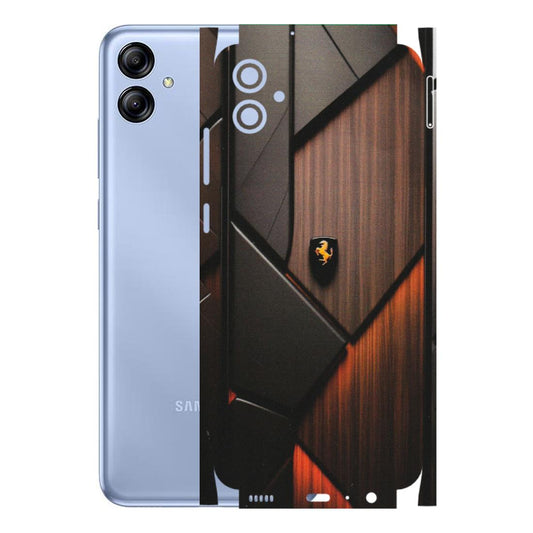 Samsung A/S Series Phone Skins (All Models) - Lambo Beauty Wood Pattern Sober - Matte Finish (M-51) Samsung Galaxy A04E