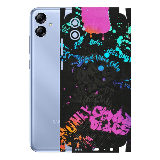 Samsung A/S Series Phone Skins (All Models) - Majestic Black Vibes - Matte Finish (M-62) Samsung Galaxy A04E
