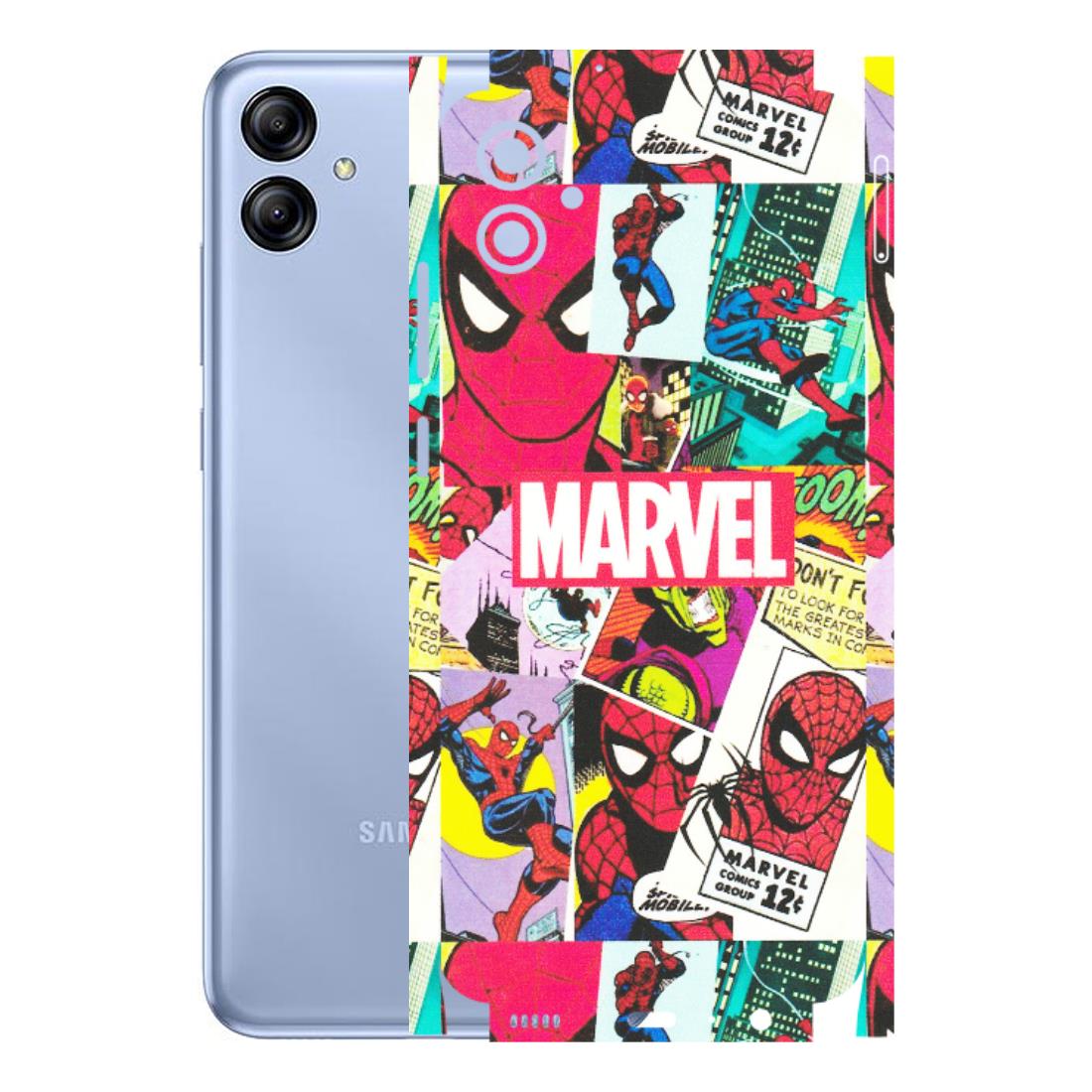 Samsung A/S Series Phone Skins (All Models) - Marvel Comic Spiderman Grafitti - Matte Finish (M-72) Samsung Galaxy A04E