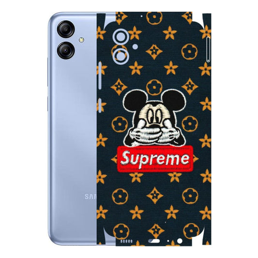 Samsung A/S Series Phone Skins (All Models) - Mickey Supreme - Matte Finish (M-83) Samsung Galaxy A04E