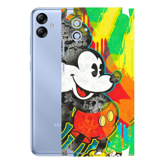 Samsung A/S Series Phone Skins (All Models) - Multiple Mickey With Colourful Texture - Matte Finish (M-84) Samsung Galaxy A04E
