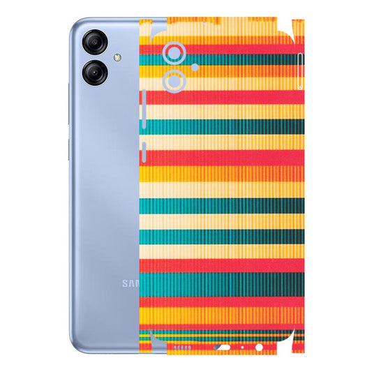 Samsung A/S Series Phone Skins (All Models) - Colourful Stripes Soothing Effect - Matte Finish (M-86) Samsung Galaxy A04E