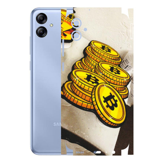 Samsung A/S Series Phone Skins (All Models) - Billionaire Bitcoin Collection - Matte Finish (M-92) Samsung Galaxy A04E