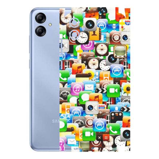 Samsung A/S Series Phone Skins (All Models) - All Apple Icons - Matte Finish (M-93) Samsung Galaxy A04E