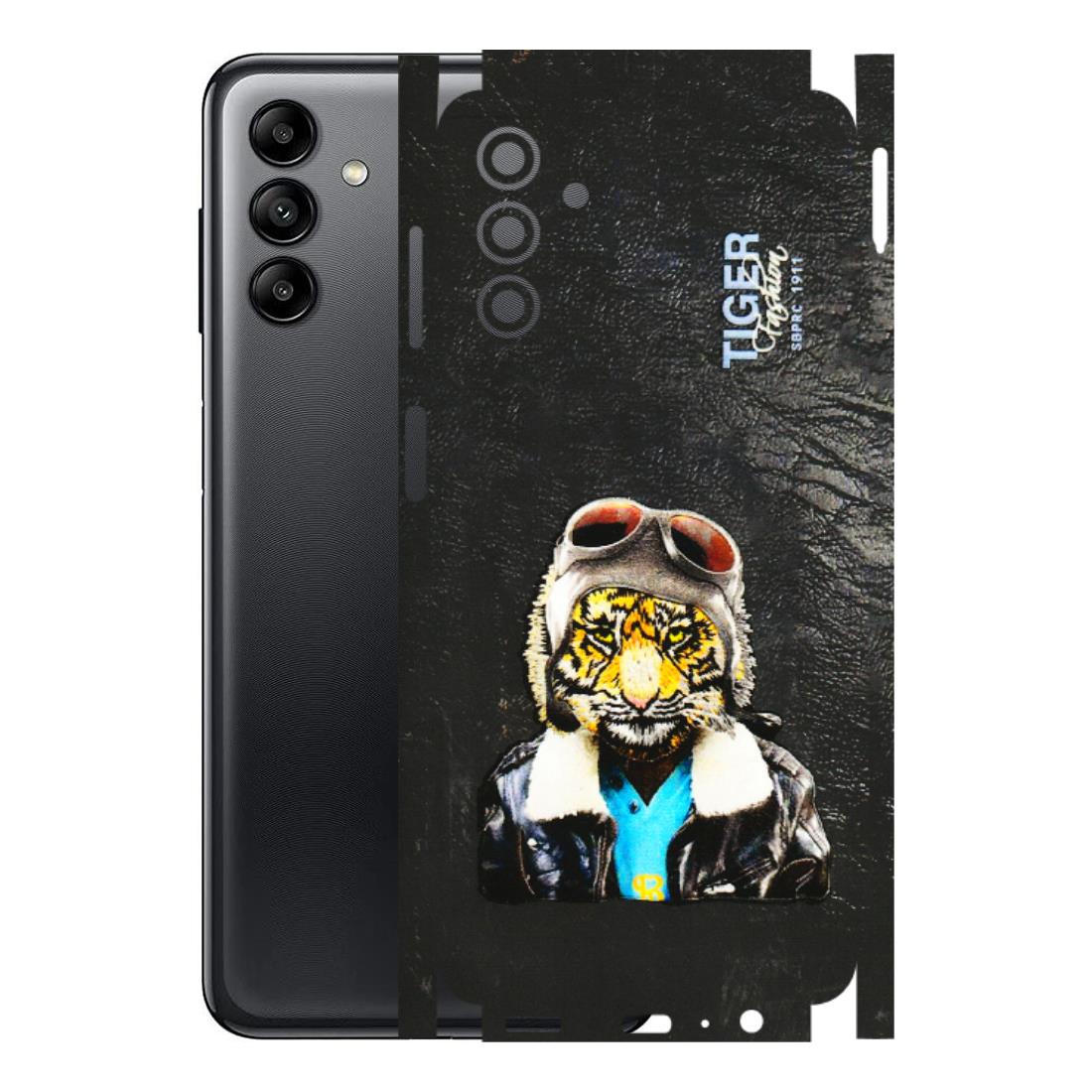 Samsung A/S Series Phone Skins (All Models) - Rider Tiger - 3D Embossed Finish (L-113) Samsung Galaxy A04S