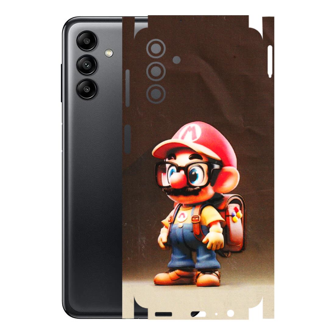 Samsung A/S Series Phone Skins (All Models) - Little Mario - 3D Embossed Finish (L-119) Samsung Galaxy A04S