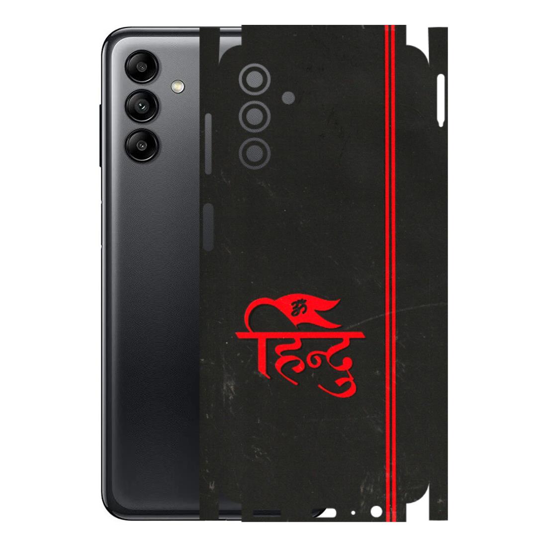 Samsung A/S Series Phone Skins (All Models) - Hindu Black - 3D Embossed Finish (L-153) Samsung Galaxy A04S