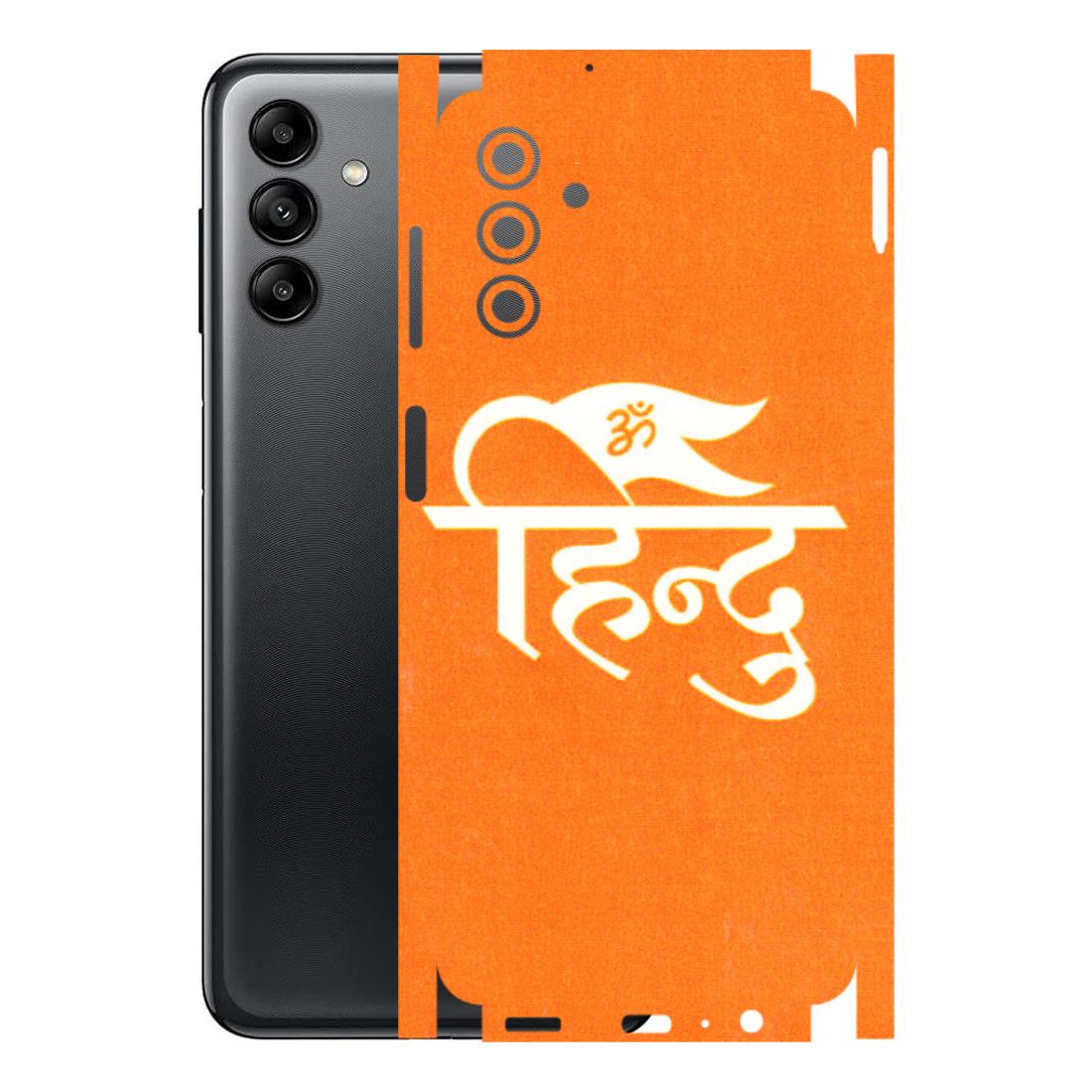 Samsung A/S Series Phone Skins (All Models) - Hindu Kesari - 3D Embossed Finish (L-154) Samsung Galaxy A04S