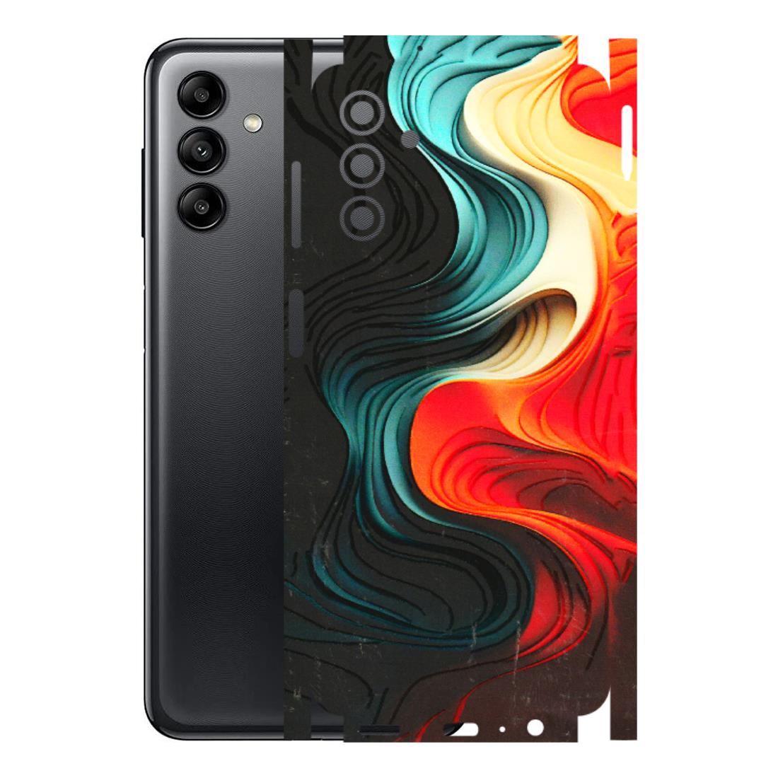 Samsung A/S Series Phone Skins (All Models) - The Silky Swirl - 3D Embossed Finish (L-240) Samsung Galaxy A04S