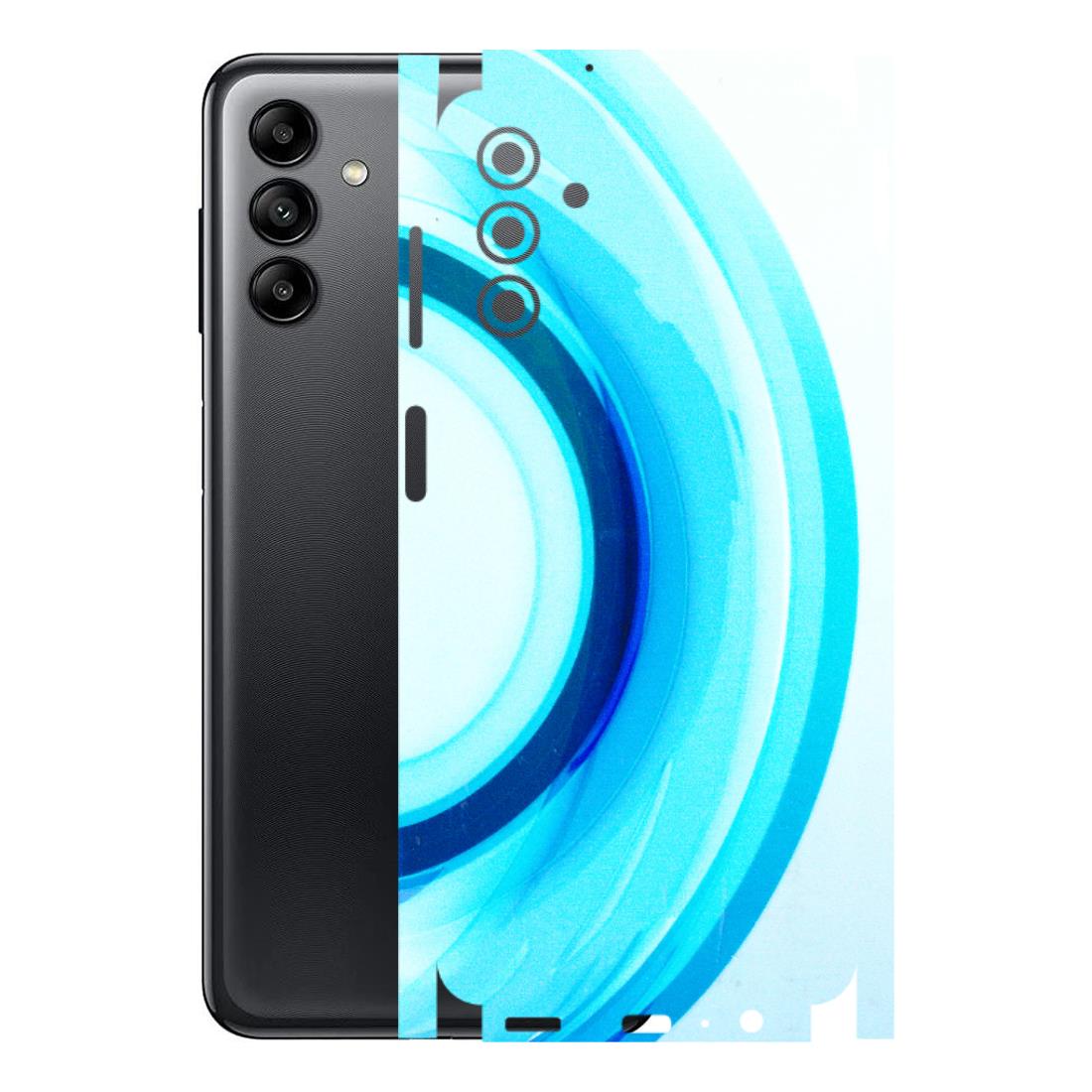 Samsung A/S Series Phone Skins (All Models) - The Blue Curve - 3D Embossed Finish (L-244) Samsung Galaxy A04S
