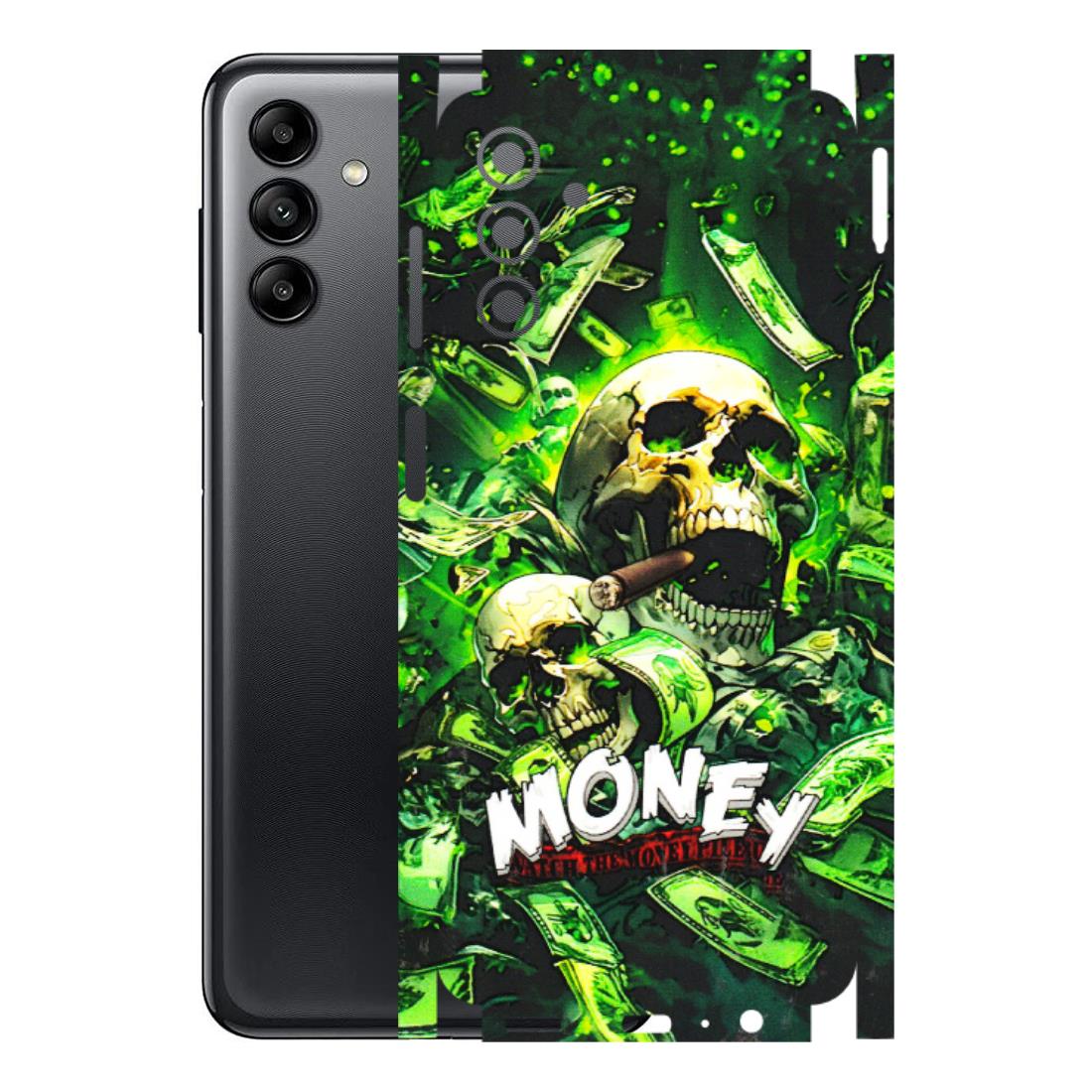 Samsung A/S Series Phone Skins (All Models) - Skull Money - 3D Embossed Finish (L-303) Samsung Galaxy A04S