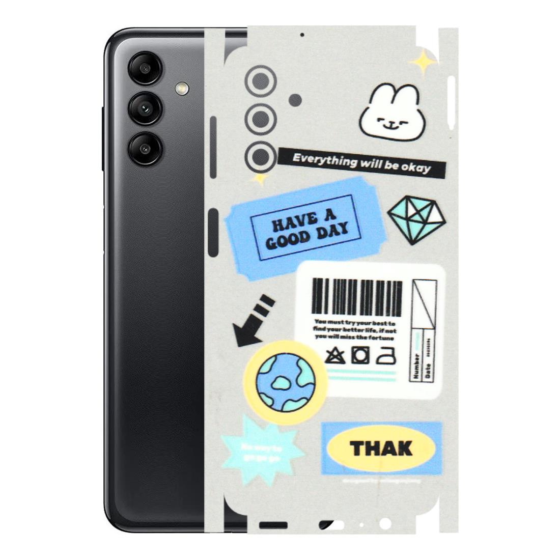 Samsung A/S Series Phone Skins (All Models) - Will Be Okay Design - 3D Embossed Finish (L-316) Samsung Galaxy A04S