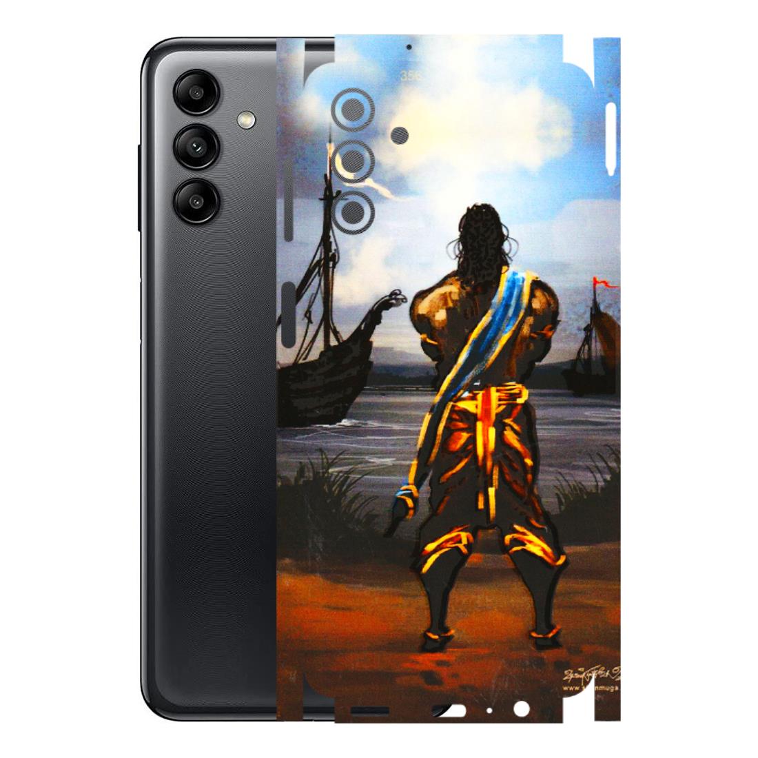 Samsung A/S Series Phone Skins (All Models) - Heavenly God Figure - 3D Embossed Finish (L-34) Samsung Galaxy A04S