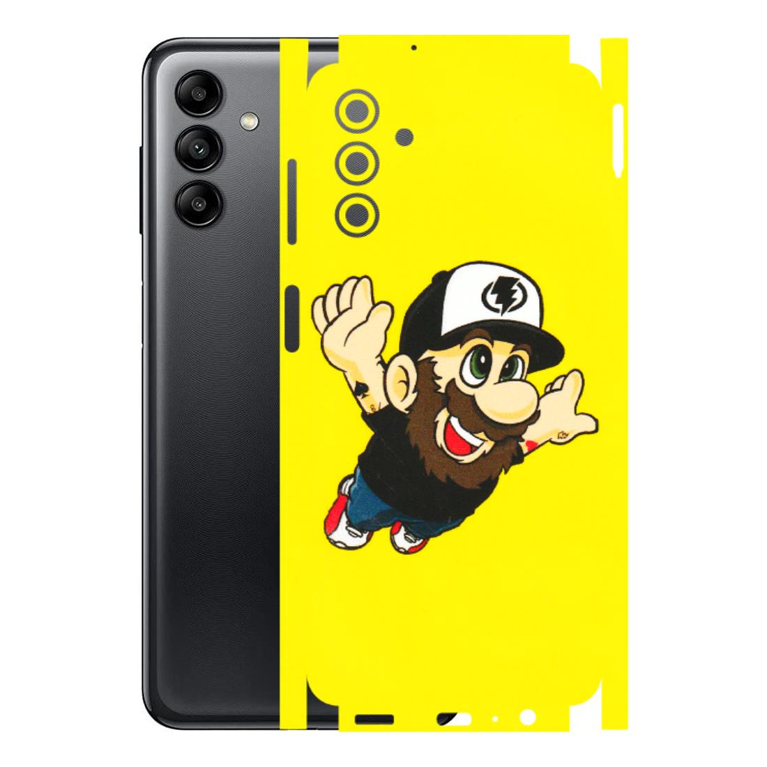 Samsung A/S Series Phone Skins (All Models) - Flying Beardo - 3D Embossed Finish (L-60) Samsung Galaxy A04S