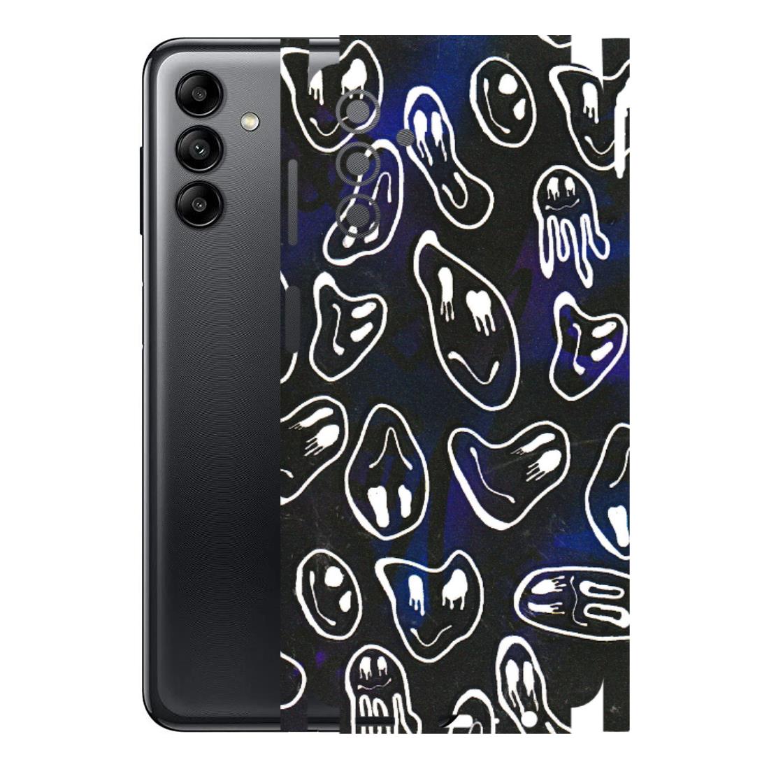 Samsung A/S Series Phone Skins (All Models) - Distorted Smileys - 3D Embossed Finish (L-92) Samsung Galaxy A04S
