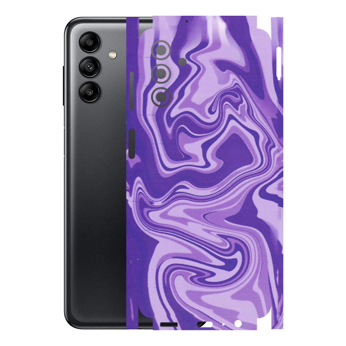 Samsung A/S Series Phone Skins (All Models) - Hazy Purple Nights - Matte Finish (M-14) Samsung Galaxy A04S
