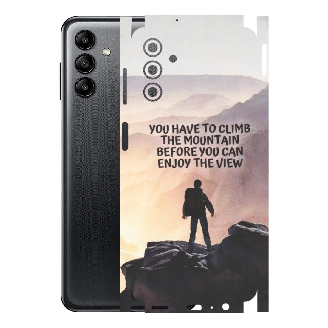 Samsung A/S Series Phone Skins (All Models) - Motivational Hiking Mountain - Matte Finish (M-28) Samsung Galaxy A04S