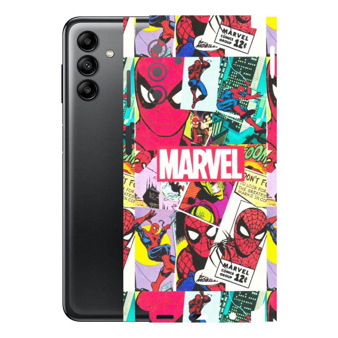 Samsung A/S Series Phone Skins (All Models) - Marvel Comic Spiderman Grafitti - Matte Finish (M-72) Samsung Galaxy A04S