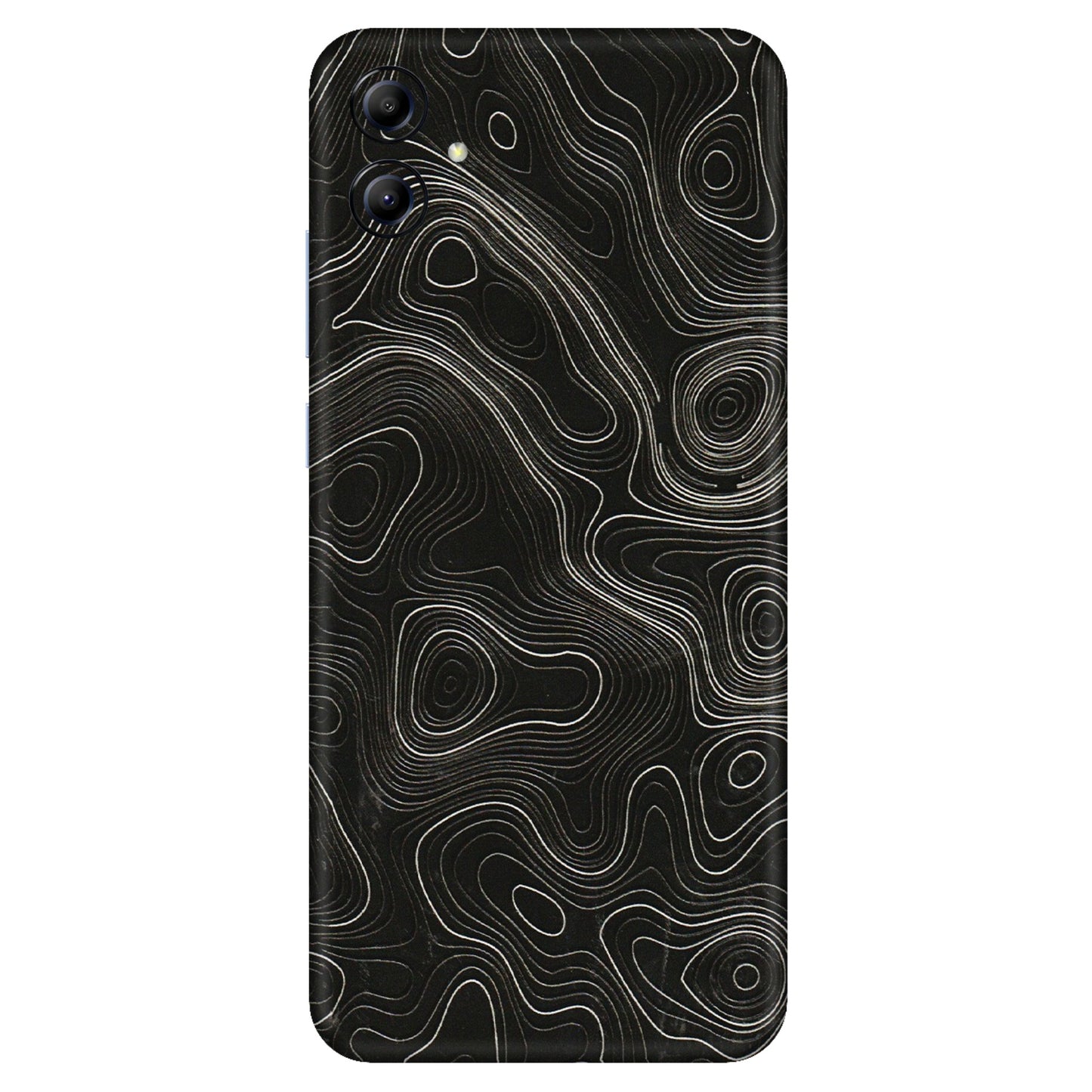 Samsung A/S Series Phone Skins (All Models) - Black Swirl - 3D Embossed Finish (L-196) Samsung Galaxy A04E