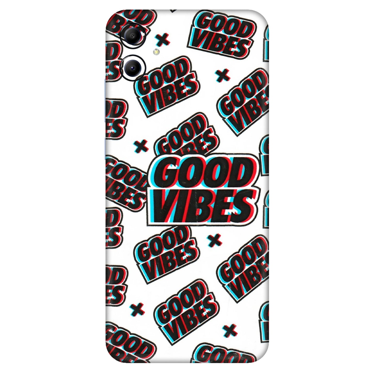 Samsung A/S Series Phone Skins (All Models) - Good Vibes - 3D Embossed Finish (L-282) Samsung Galaxy A04E