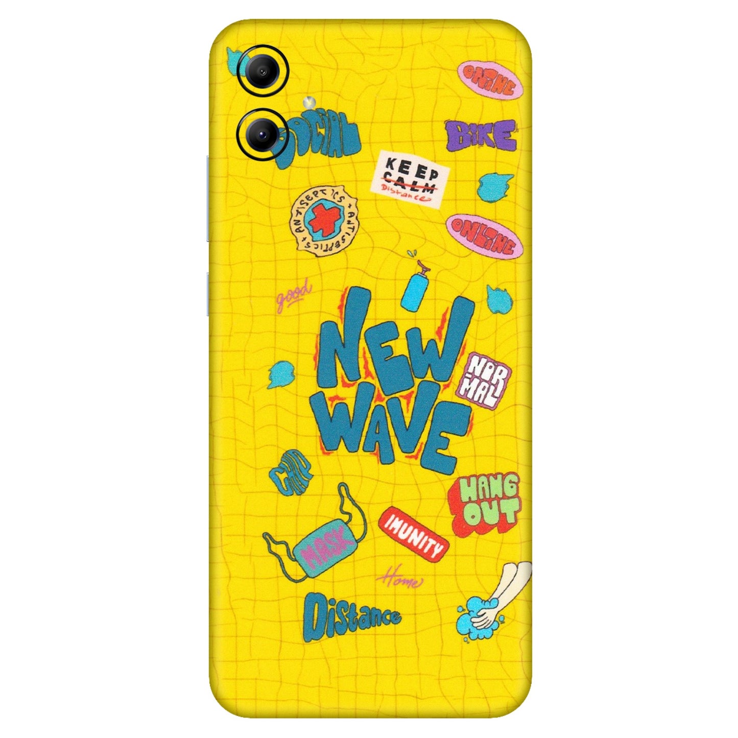 Samsung A/S Series Phone Skins (All Models) - New Wave Life - Matte Finish (M-17) Samsung Galaxy A04E