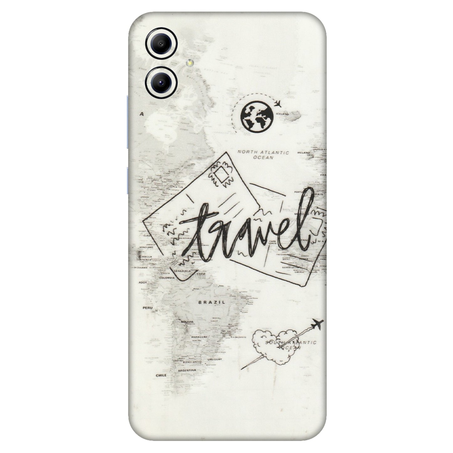 Samsung A/S Series Phone Skins (All Models) - Travel Ticket - Transparent Finish (T-06) Samsung Galaxy A04E