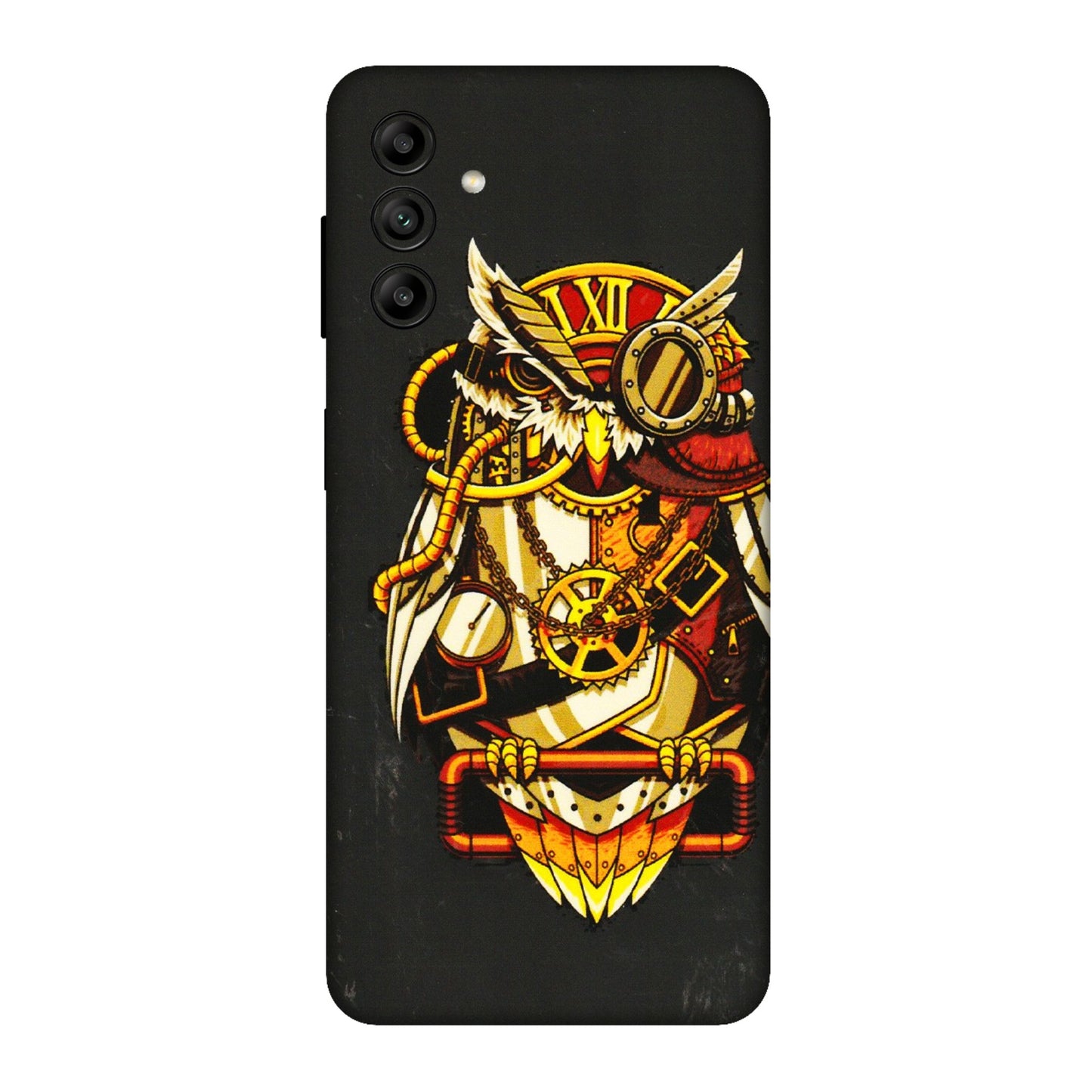 Samsung A/S Series Phone Skins (All Models) - Classy Smart Owl - 3D Embossed Finish (L-144) Samsung Galaxy A04S