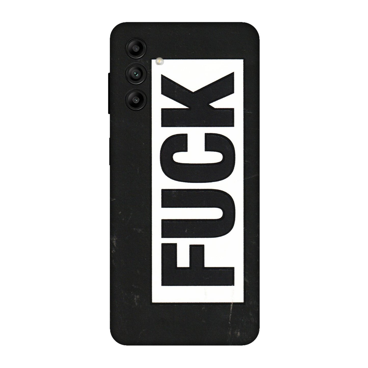 Samsung A/S Series Phone Skins (All Models) - The F Word - 3D Embossed Finish (L-255) Samsung Galaxy A04S