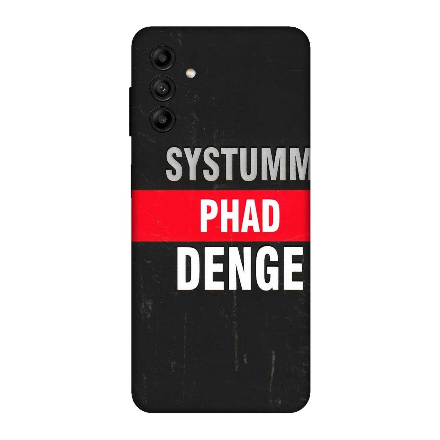 Samsung A/S Series Phone Skins (All Models) - Systumm Phad Denge - 3D Embossed Finish (L-278) Samsung Galaxy A04S