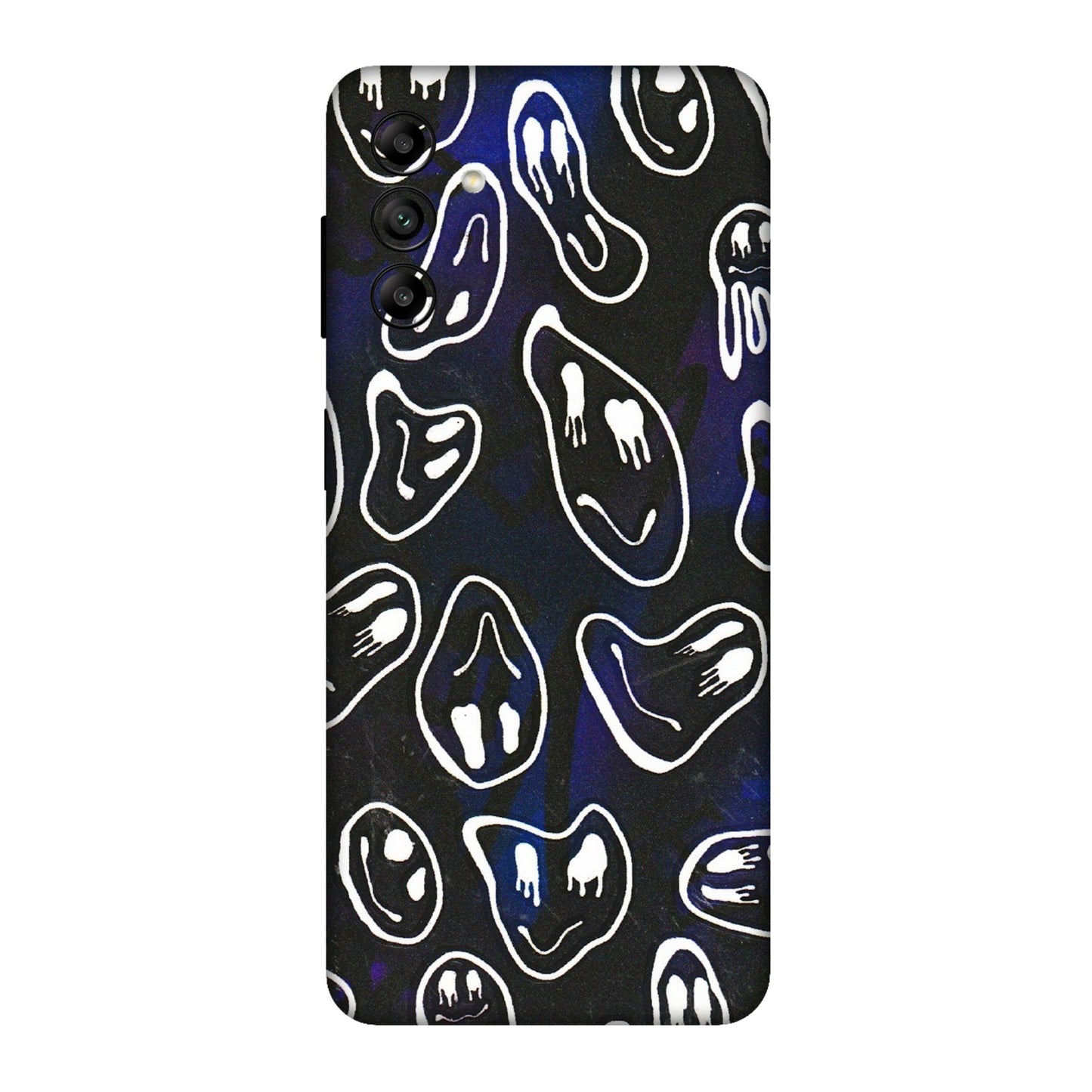 Samsung A/S Series Phone Skins (All Models) - Distorted Smileys - 3D Embossed Finish (L-92) Samsung Galaxy A04S