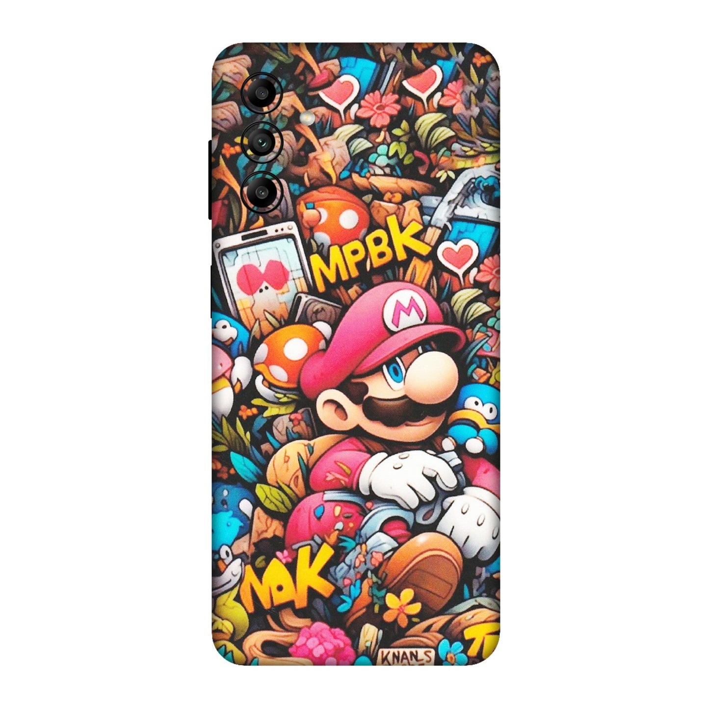 Samsung A/S Series Phone Skins (All Models) - Super Mario Bros Artistic - Matte Finish (M-173) Samsung Galaxy A04S