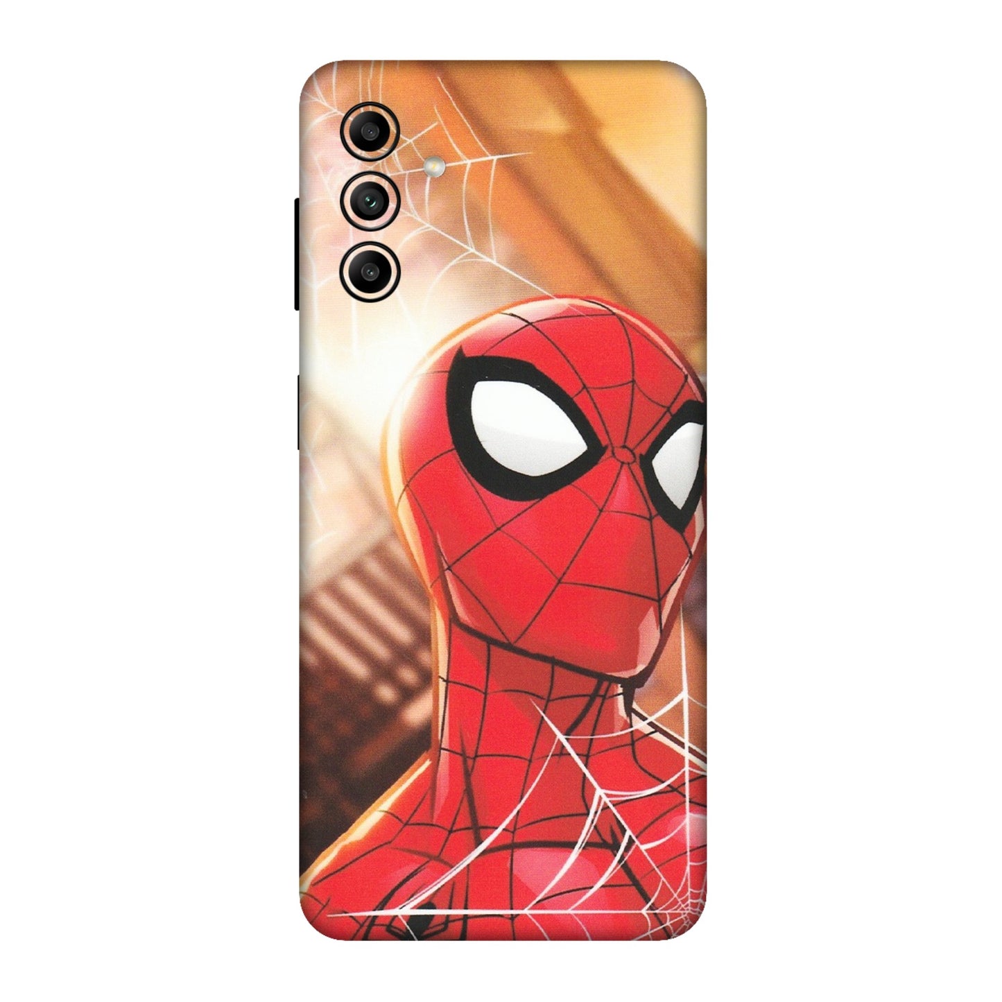 Samsung A/S Series Phone Skins (All Models) - Spiderman Face New - Matte Finish (M-41) Samsung Galaxy A04S