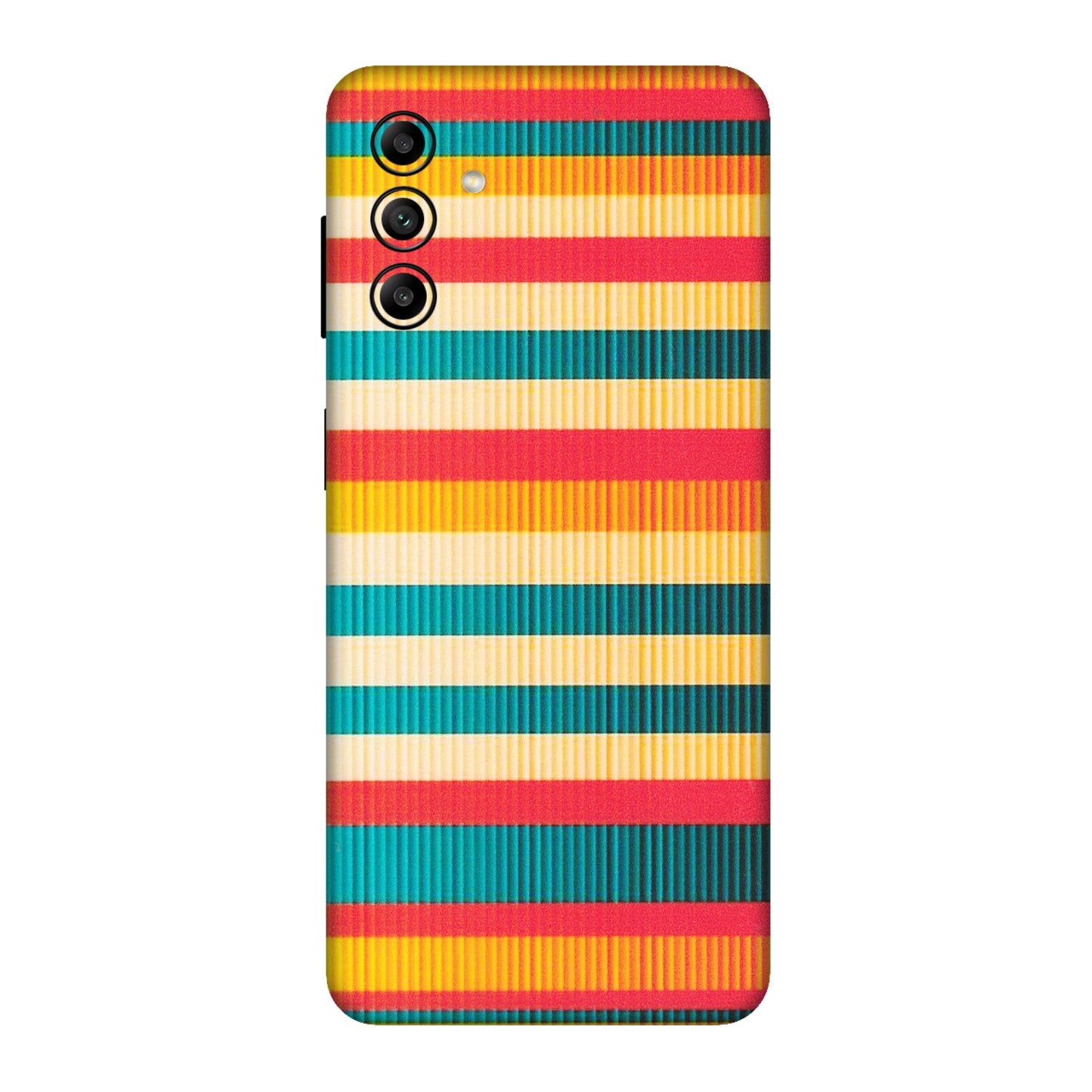 Samsung A/S Series Phone Skins (All Models) - Colourful Stripes Soothing Effect - Matte Finish (M-86) Samsung Galaxy A04S