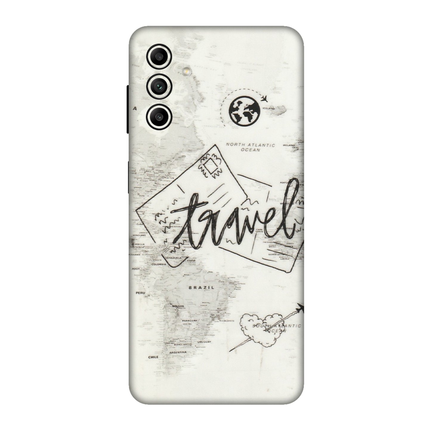 Samsung A/S Series Phone Skins (All Models) - Travel Ticket - Transparent Finish (T-06) Samsung Galaxy A04S