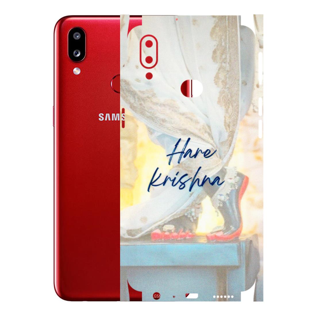 Samsung A/S Series Phone Skins (All Models) - Hare Krishna - 3D Embossed Finish (L-03) Samsung Galaxy A10S