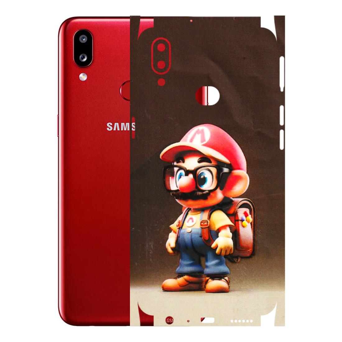 Samsung A/S Series Phone Skins (All Models) - Little Mario - 3D Embossed Finish (L-119) Samsung Galaxy A10S