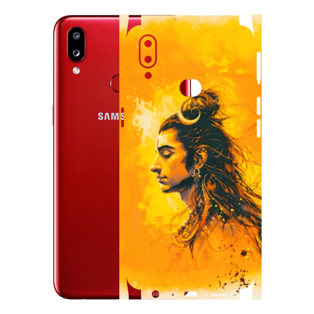 Samsung A/S Series Phone Skins (All Models) - Shiv Shakti - 3D Embossed Finish (L-14) Samsung Galaxy A10S